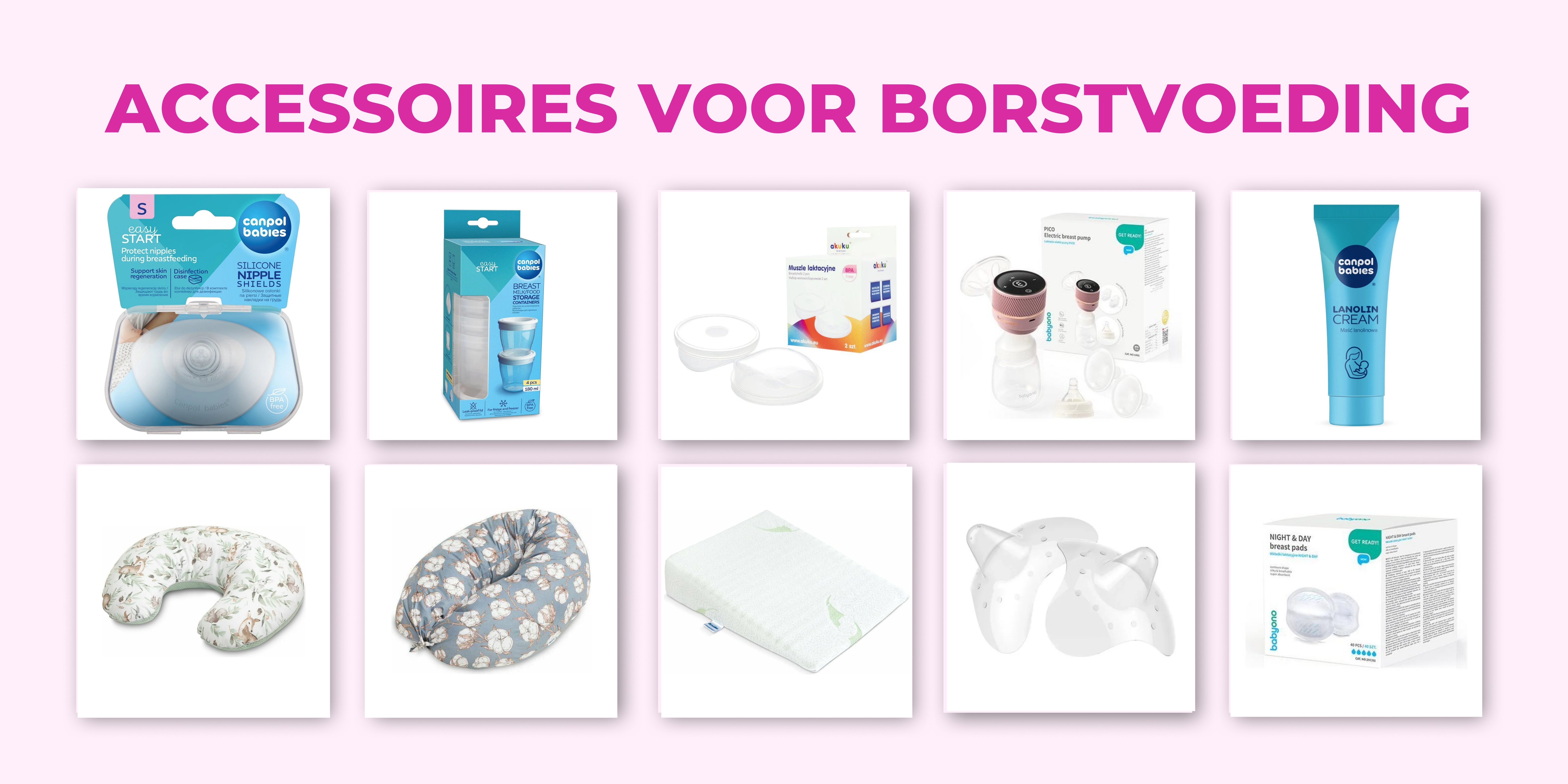 Accessoires voor borstvoeding NE