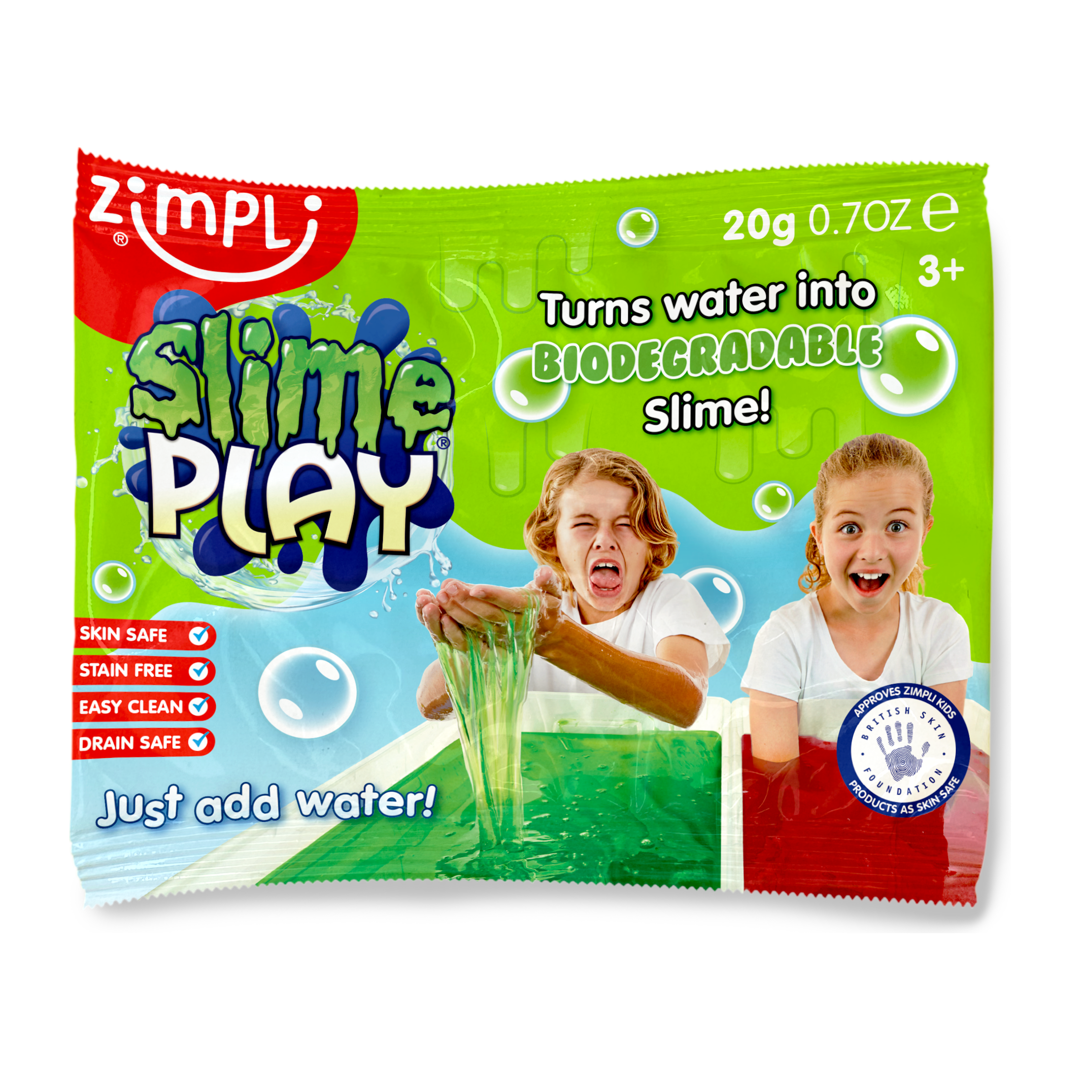 Zimpli Slime Play Foil Bag- DIY Slime Sensory Play Toy