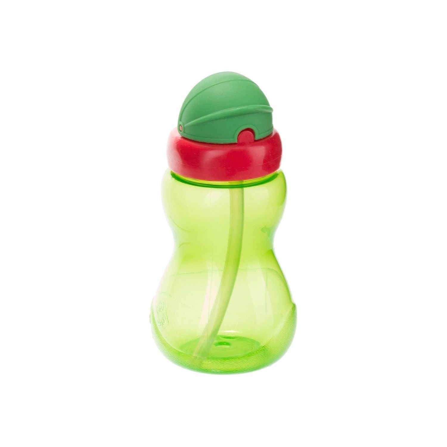 Canpol Sport Cup, Filp-Top Silicone Straw 270ml - Green