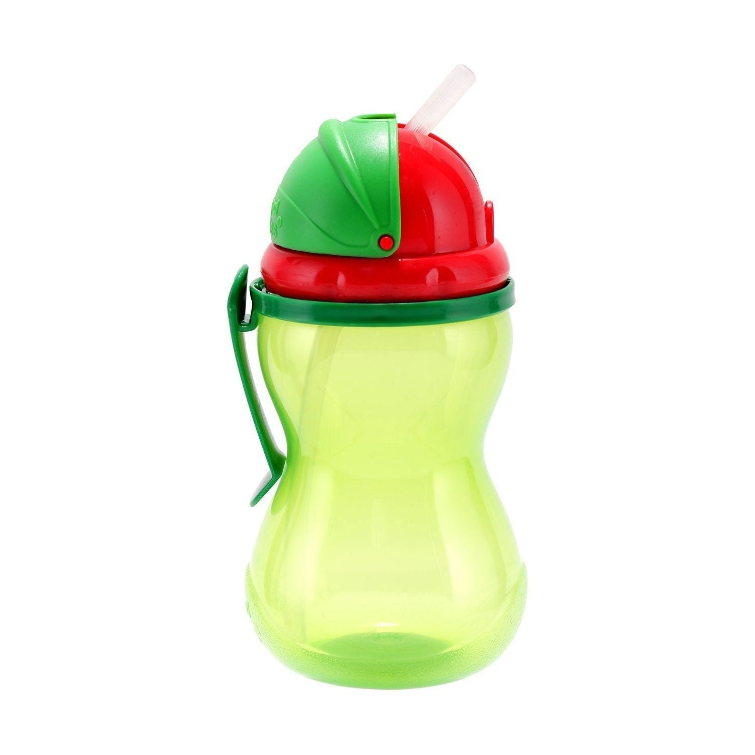 Canpol Sport Cup with Silicone Flip-top Straw 370ml - Green