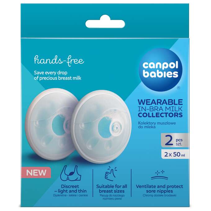 Canpol Babies Wearable In-Bra Milk Collectors 2 pcs