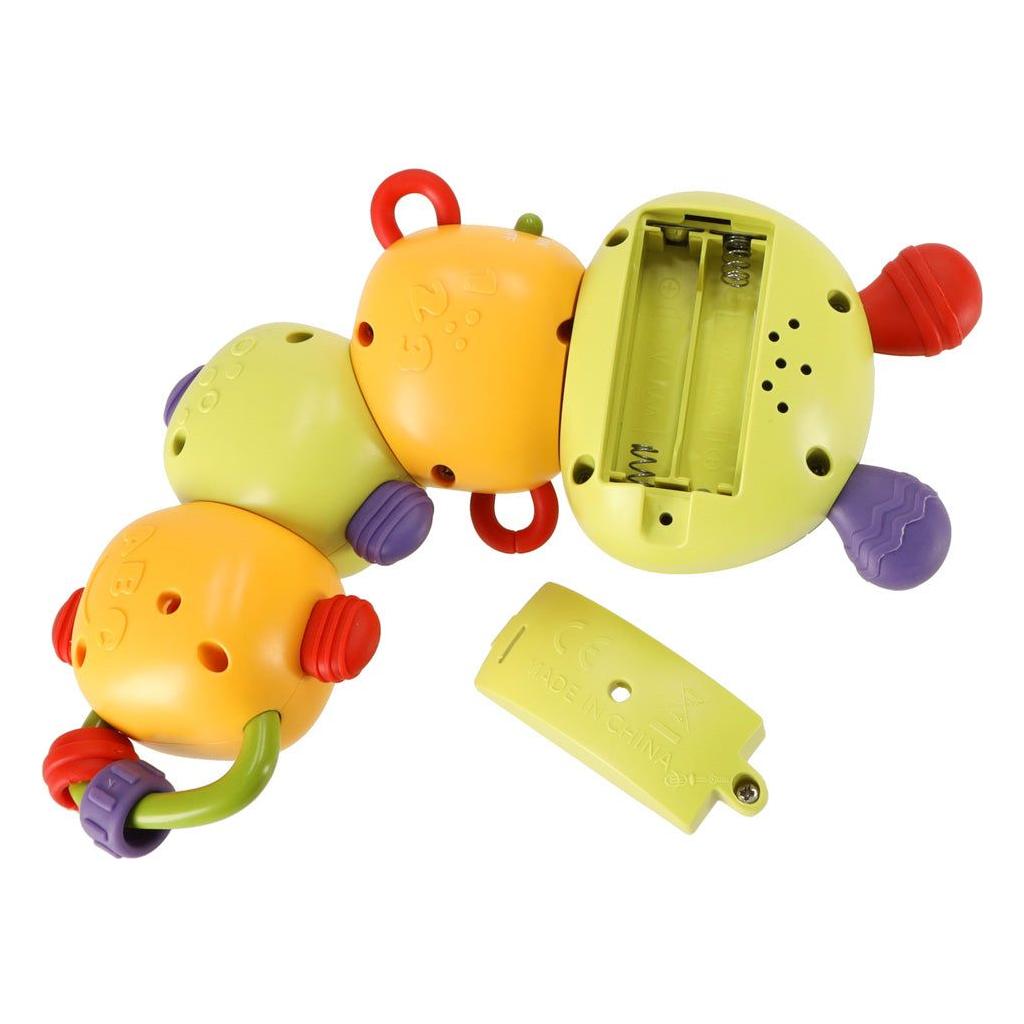 Happy Bunny Music Caterpillar Twist Toy With Lights 18m+