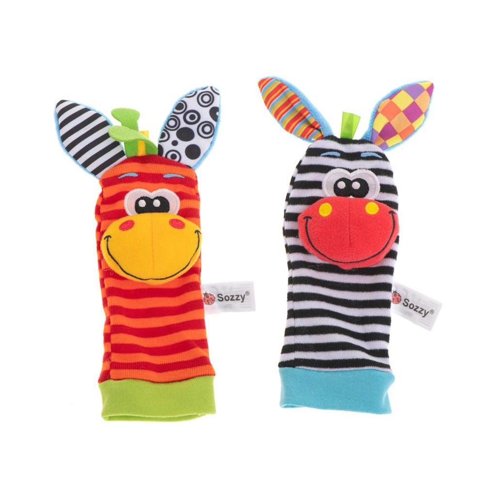 Sozzy Rattle Animal Socks 2pcs