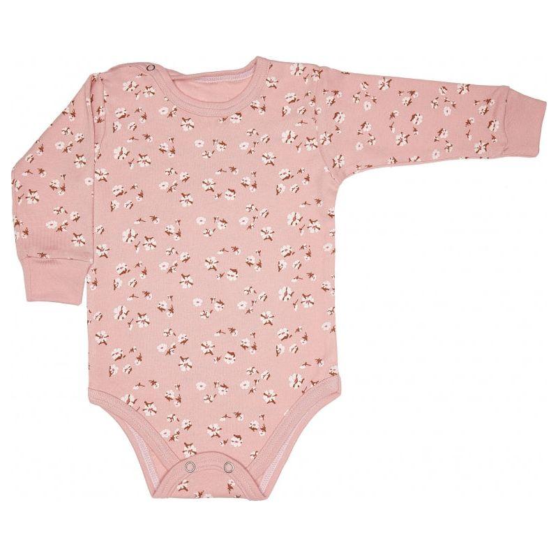 Body à manches longues Lilly Bean - Coton sur rose