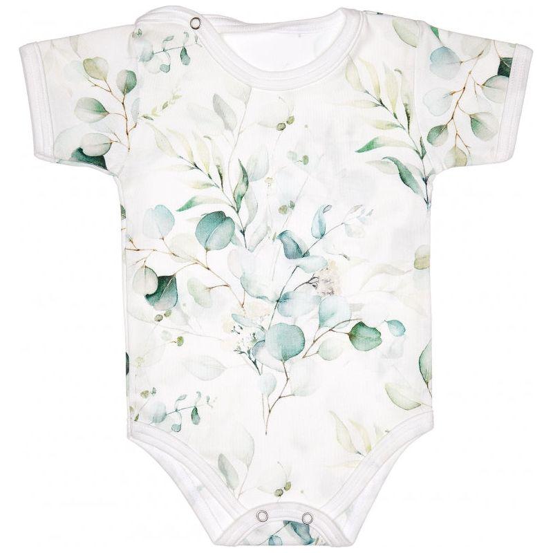 Lilly Bean Short Sleeve Bodysuit - Eucalyptus