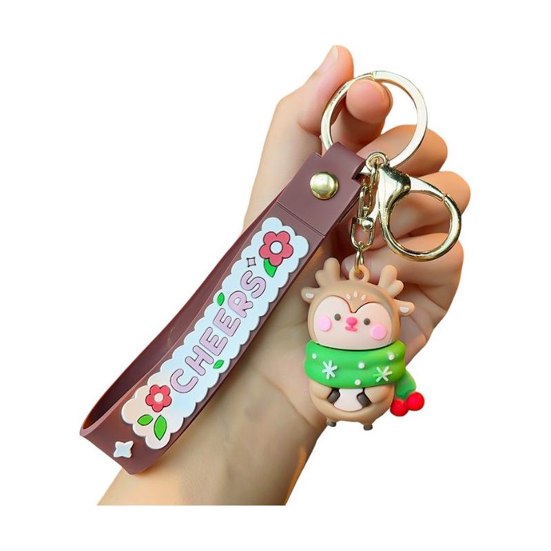 Christmas Reindeer Keychain