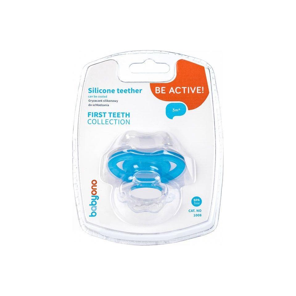 Anneau de dentition en silicone Babyono pour bébé - 3 couleurs