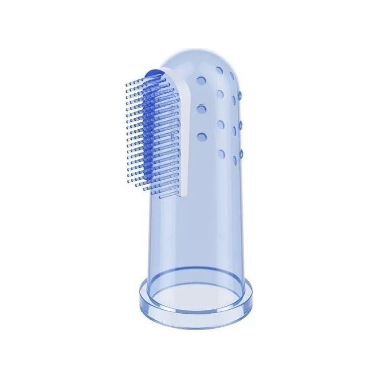 Babyono Silicone Finger Baby Toothbrush - Blue