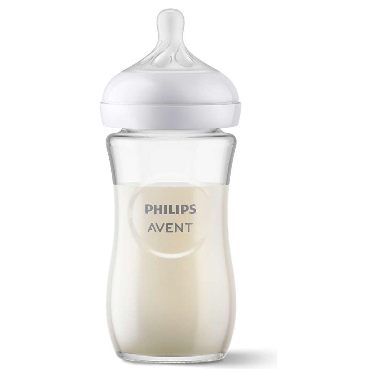 Philips Avent Glass Baby Bottle Natural Response 240 ml