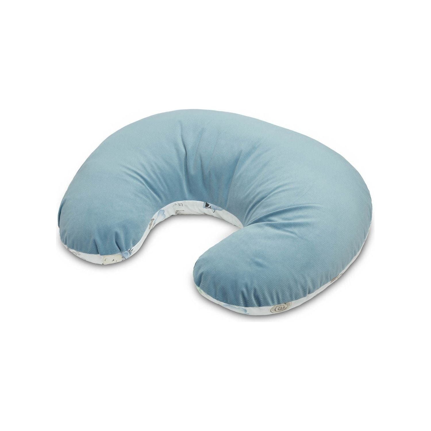 Sensillo Velvet Nursing Pillow - Blue Animals