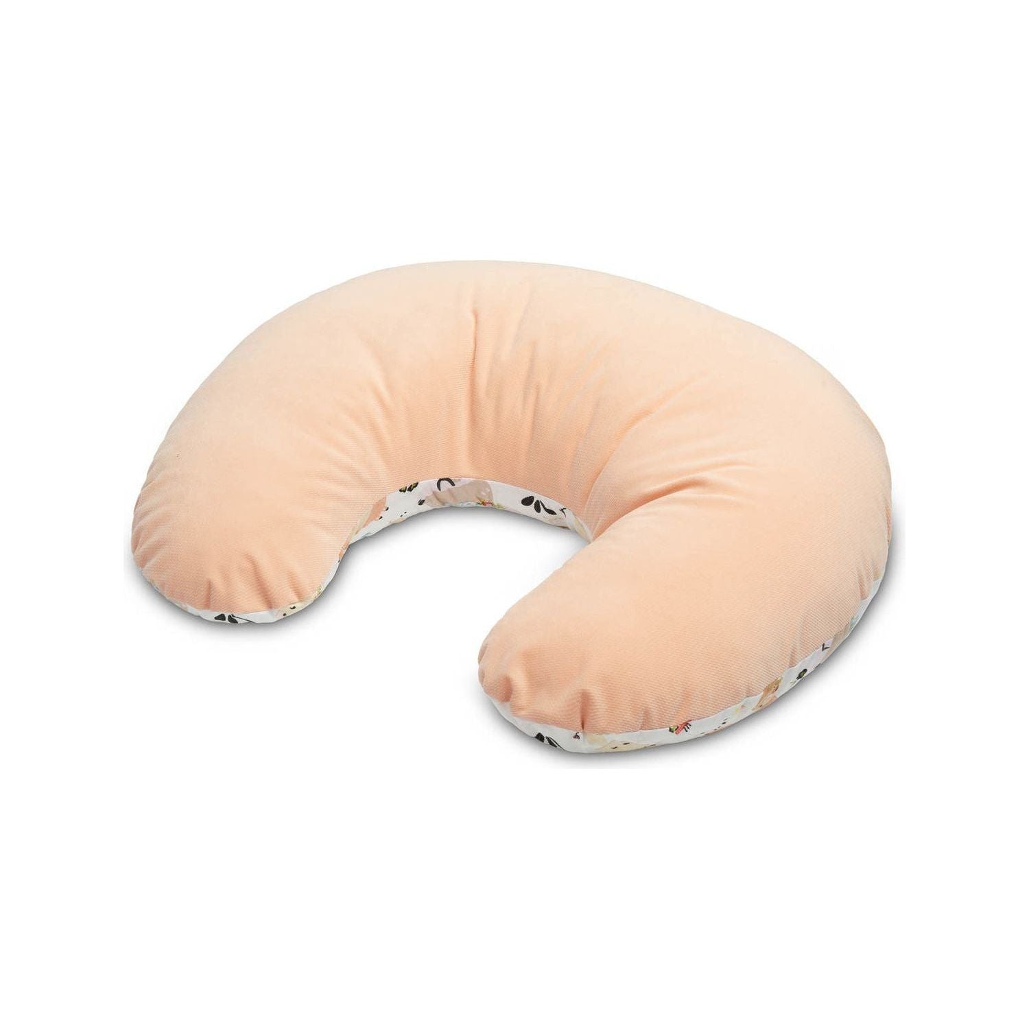 Sensillo Velvet Nursing Pillow - Peach Picnic