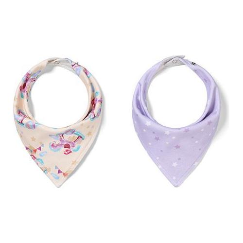 Babyono Bandana Bib 2-pack - Horses