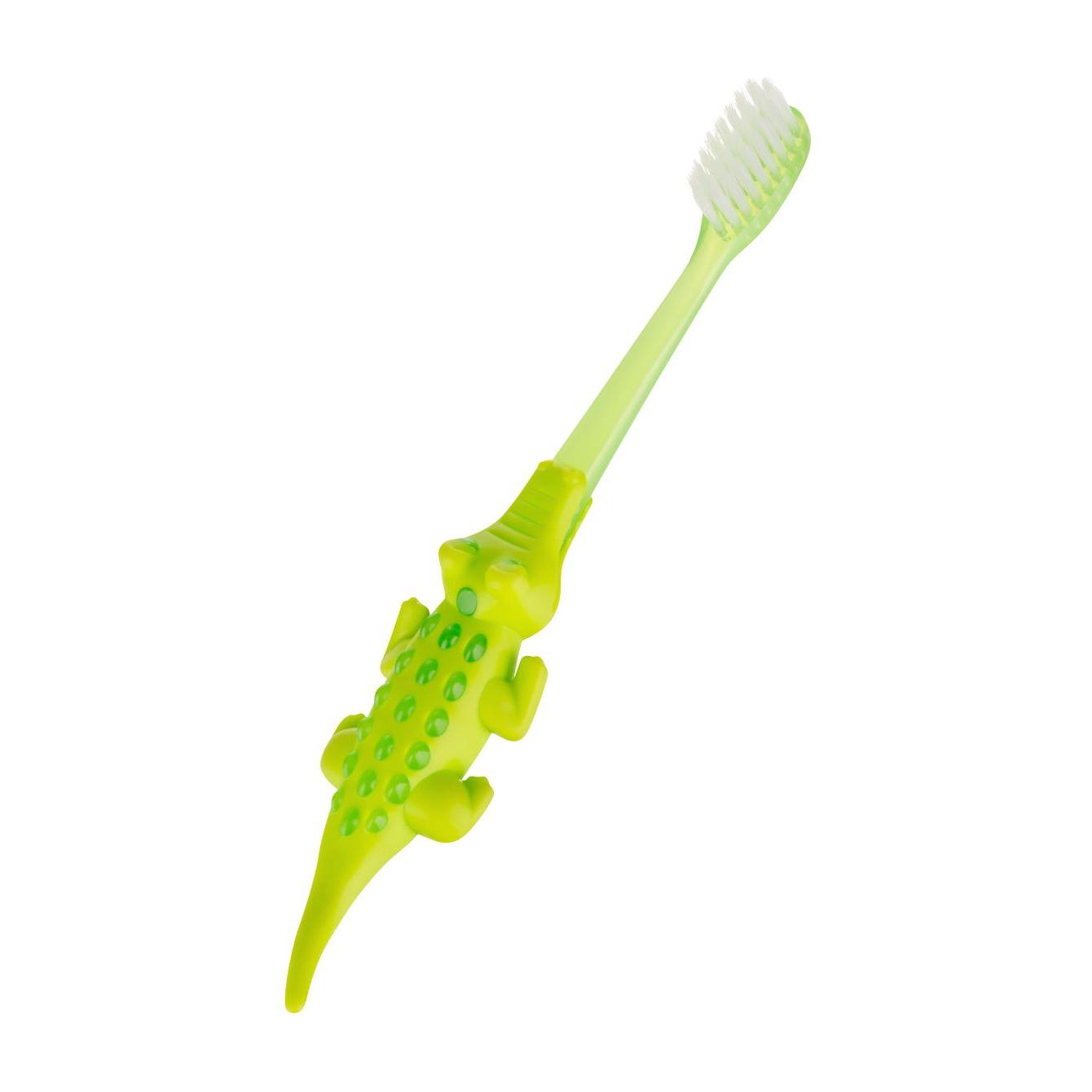 Akuku First Toothbrush 12m+ - Crocodile