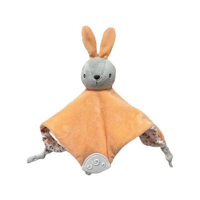 Tulilo First Comfort Blanket Lapin 25 cm - Peach Bunny