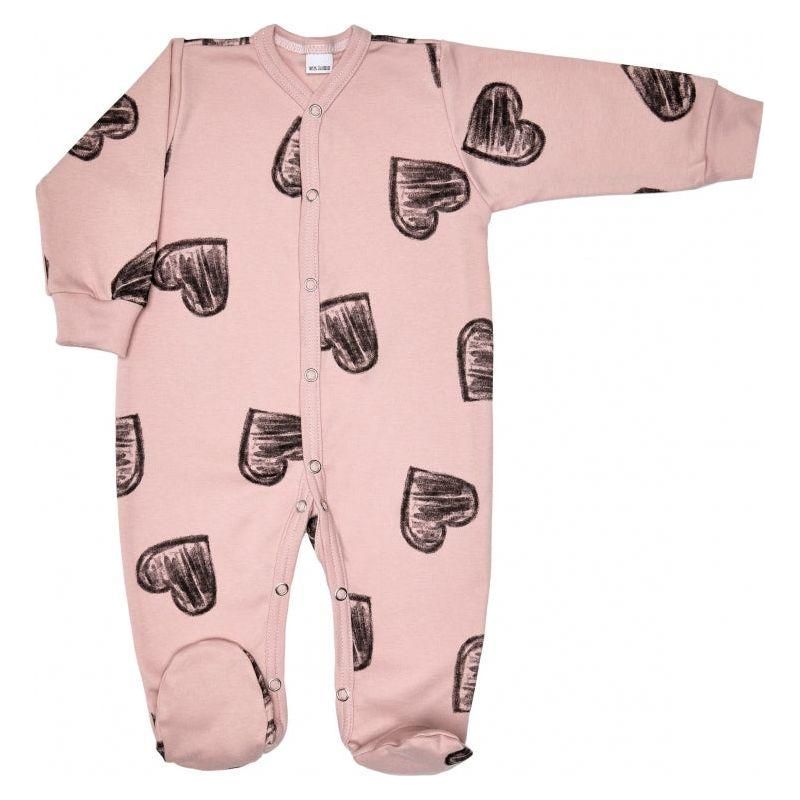 Lilly Bean Babygrow - Pink Hearts