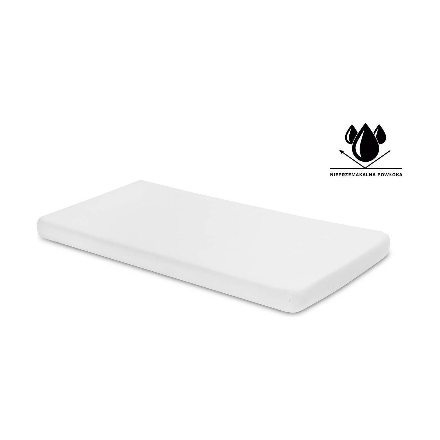 Drap imperméable Sensillo Jersey Blanc 140x70cm