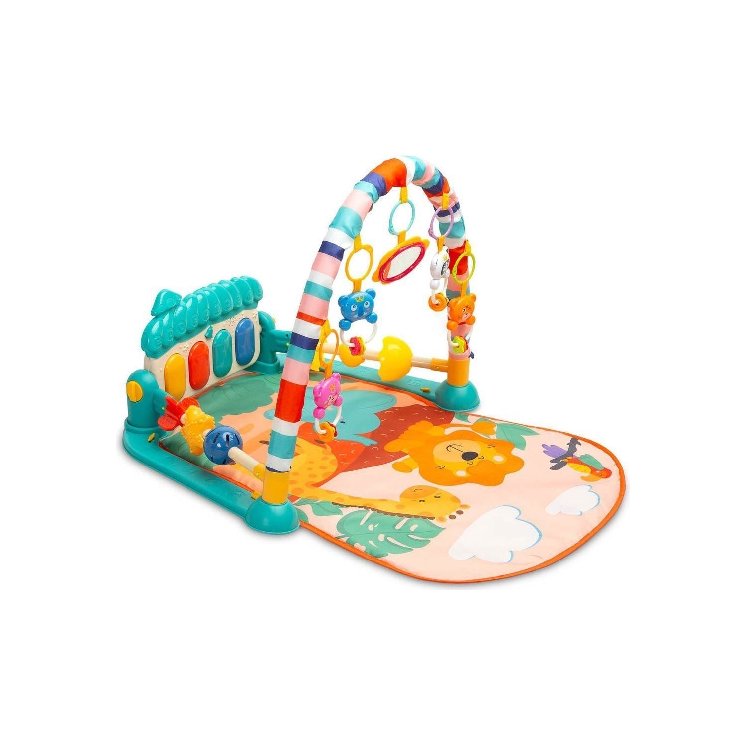 Tapis de jeu éducatif Toyz Zoo avec piano à pédales