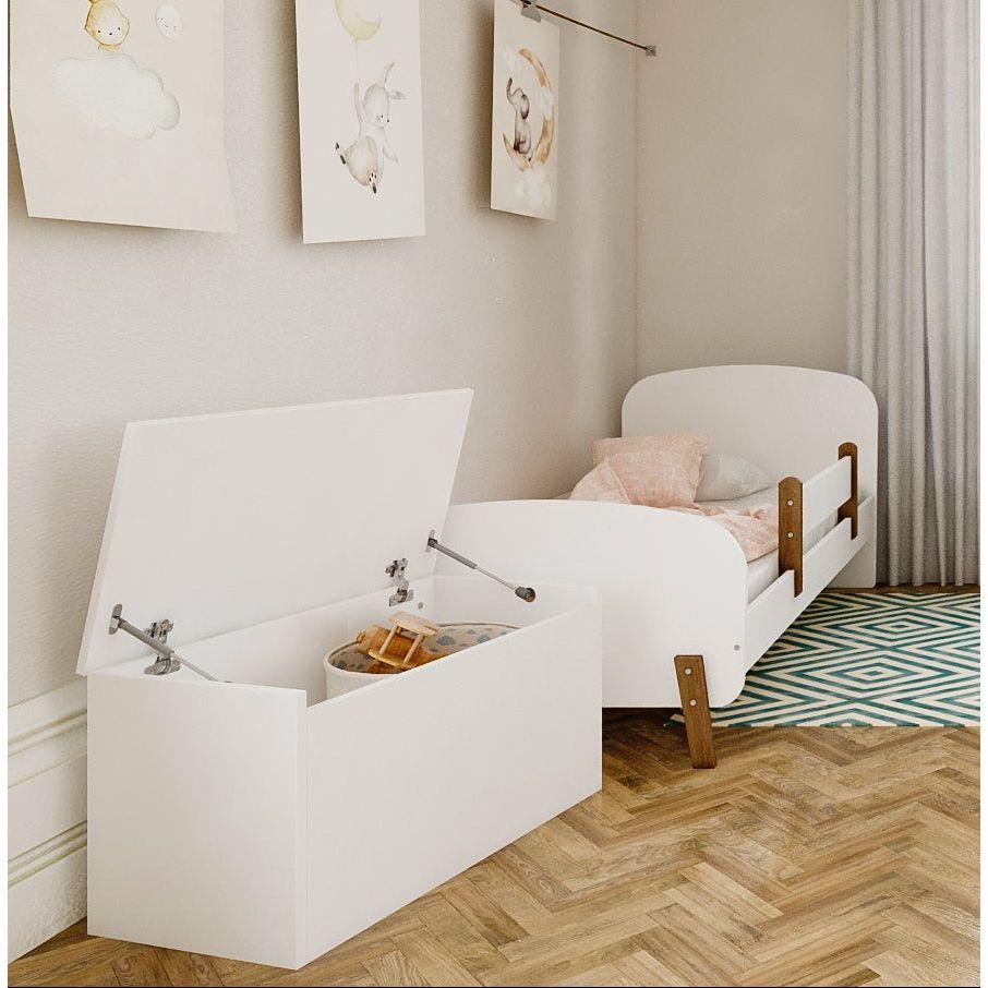 Wooden Toy Storage Bench - Classic