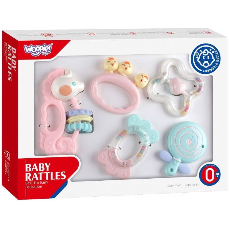 Ensemble de hochets sensoriels Woopie Baby 5 pièces