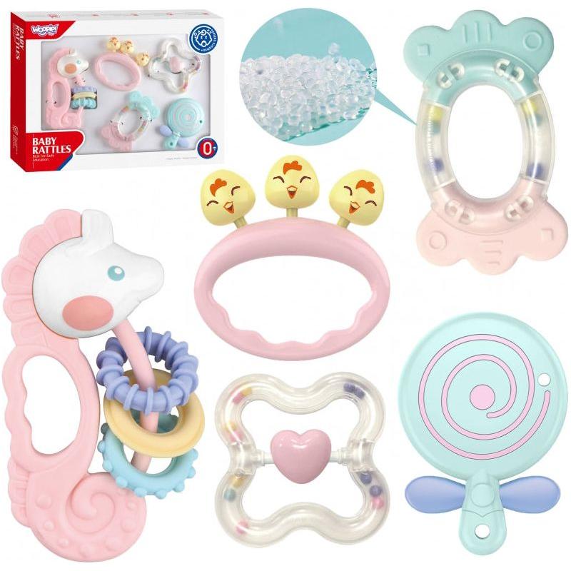 Ensemble de hochets sensoriels Woopie Baby 5 pièces