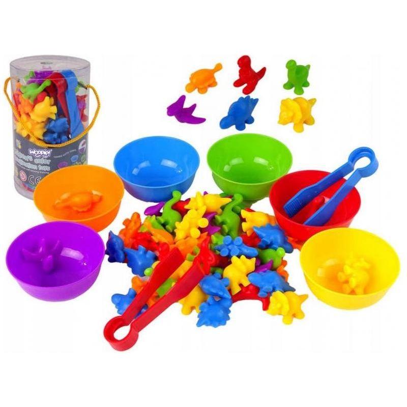 Woopie Montessori Style Colour Classification Toy - Dinosaurs