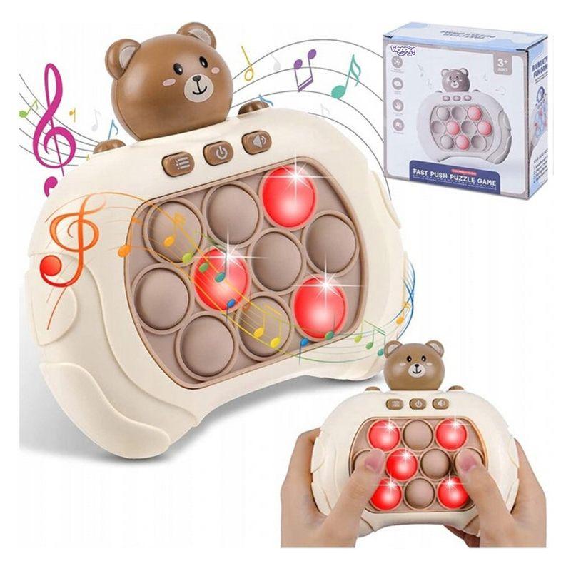 Woopie POP IT Interactive Anti-stress Teddy Bear Arcade Game