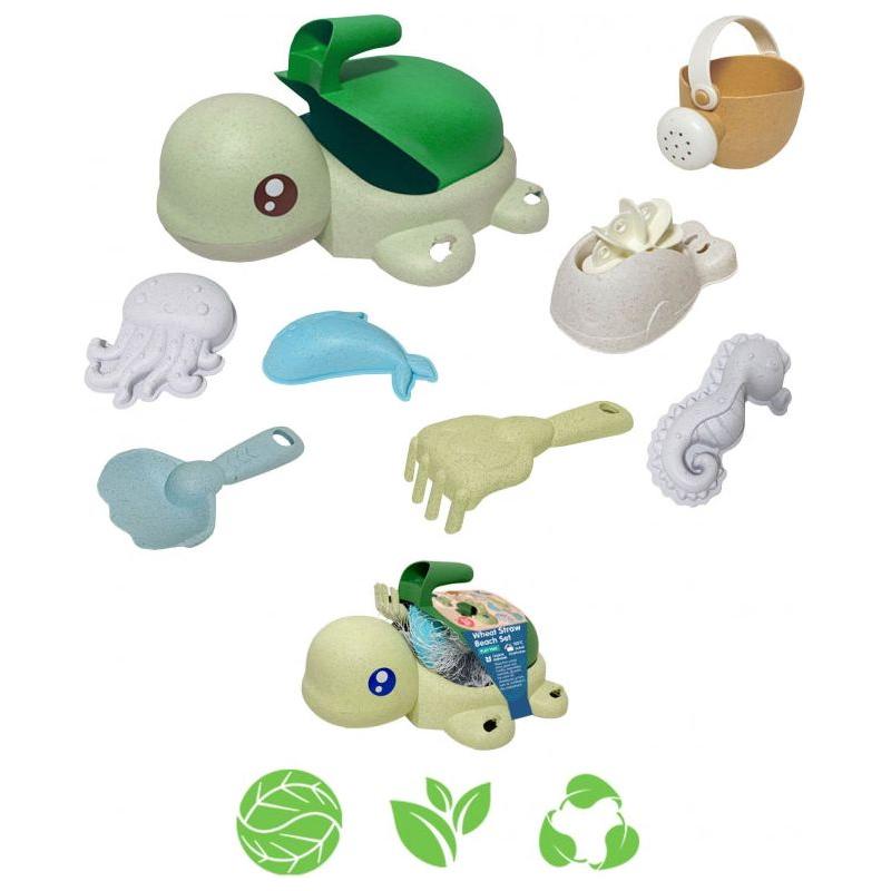 Woopie BIO Turtle Green Beach Toys 8 pcs