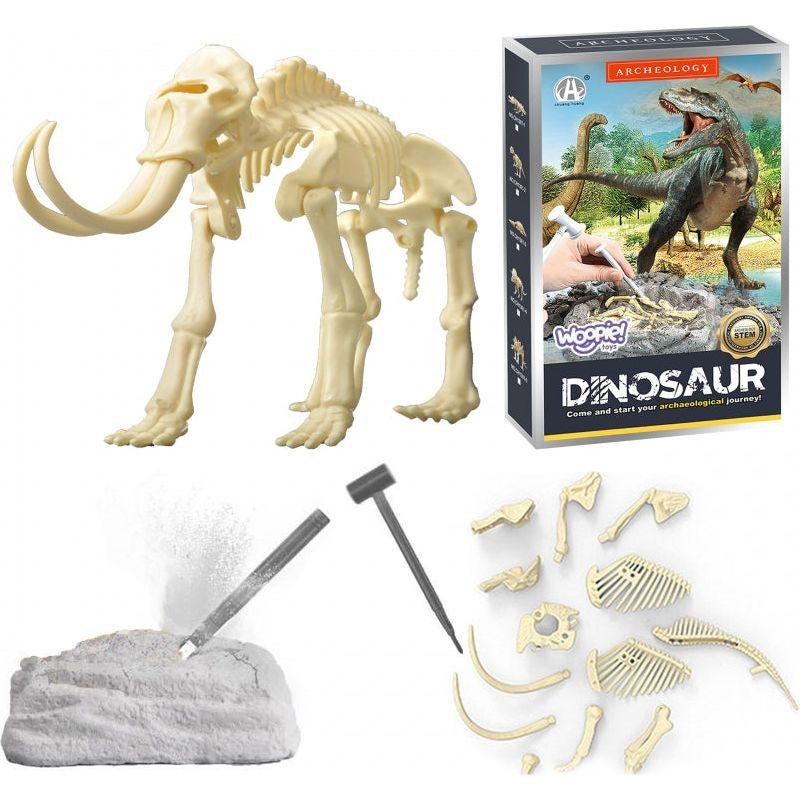 WOOPIE Dinosaur Skeleton Fossil Digging Kit - Mammoth