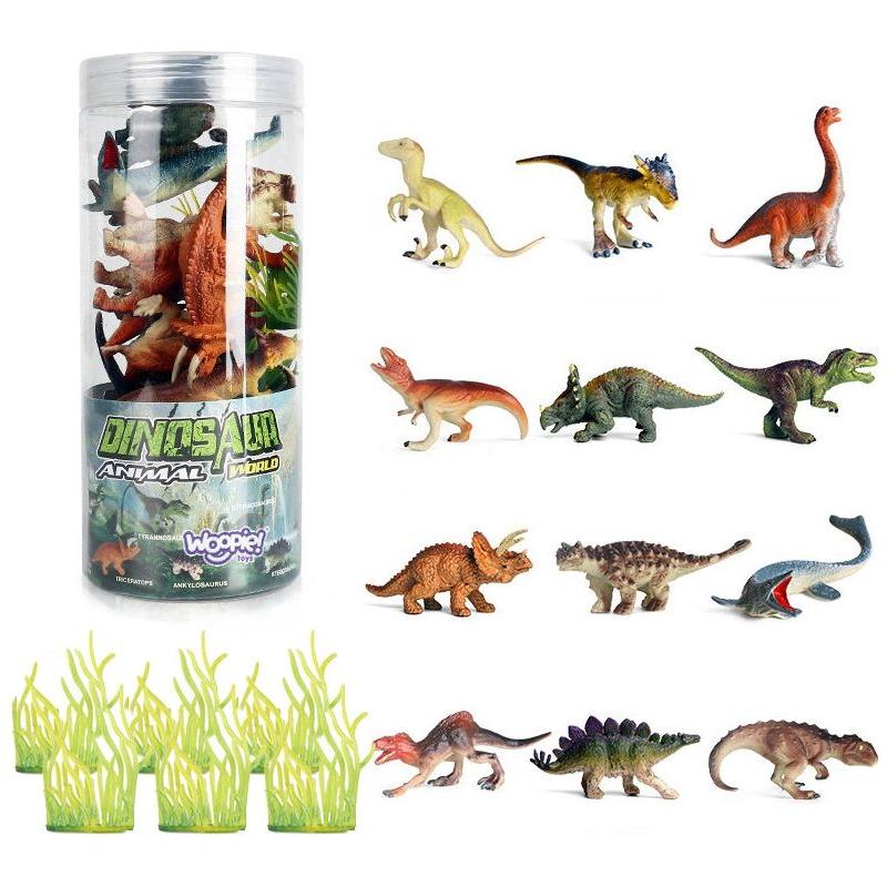 Woopie Figure Set - Dinosaurs 18 pcs