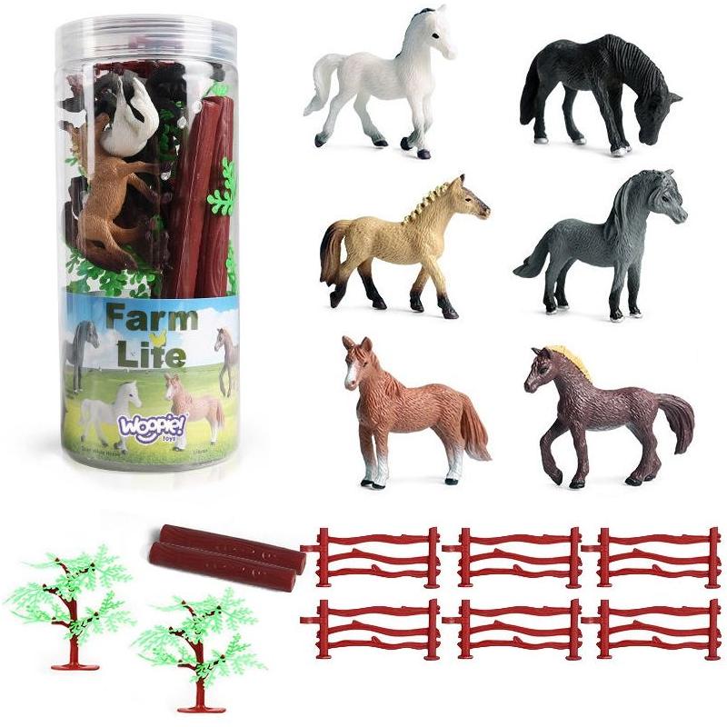 Woopie Figure Set - Horses 16 pcs