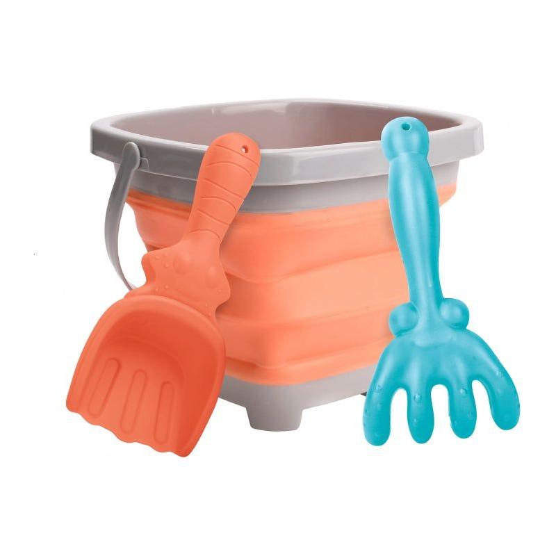 Woopie Beach Toys  With Shovel and Rakes - Orange