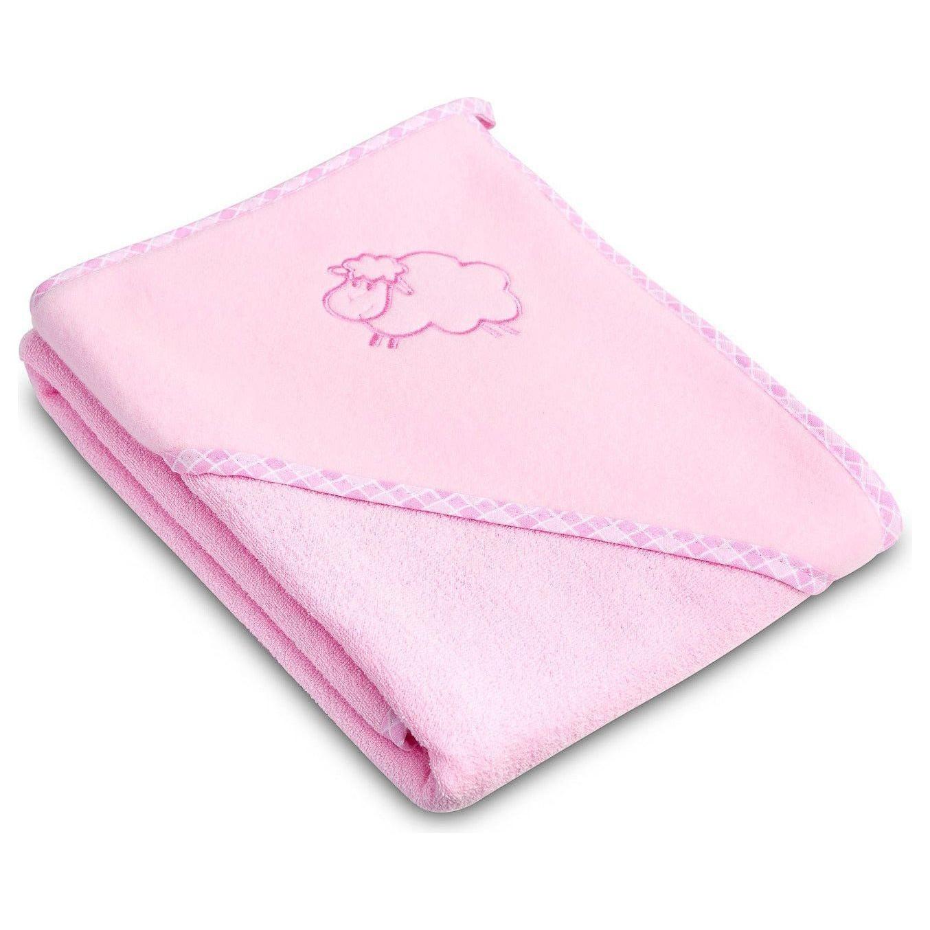 Misty Rose Sensillo 100% Cotton Hooded Bath Towel 80x80 - 3 Colours