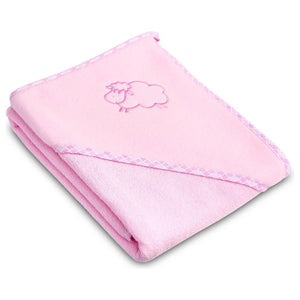 Misty Rose Sensillo 100% Cotton Hooded Bath Towel 80x80 - 3 Colours