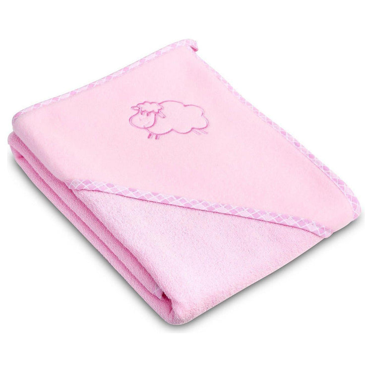 Misty Rose Sensillo 100% Cotton Hooded Bath Towel 80x80 - 3 Colours