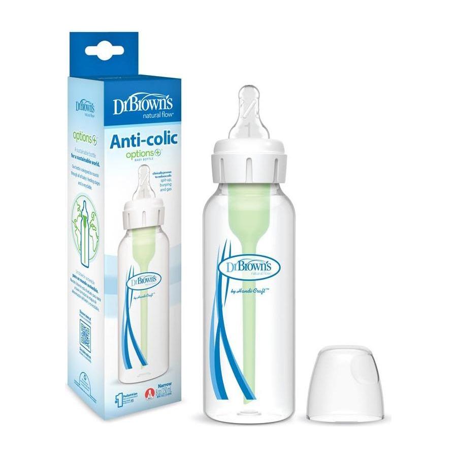 Biberon à col étroit Dr. Brown's Anti-colic Options+ 250 ml 0m+