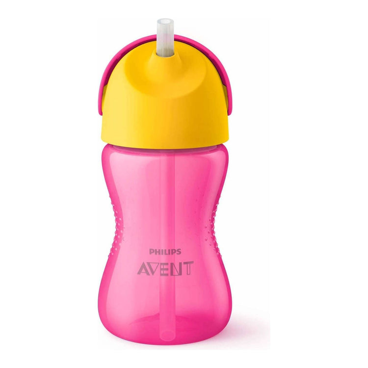 Hot Pink Philips Avent Straw Cup 300ml - 2 Colours