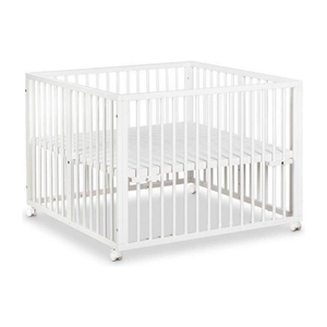 White Smoke Elijah Wooden Playpen - Available In 3 Colours