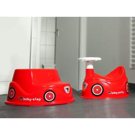 Light Slate Gray Big Bobby Car Potty With A Steering Wheel