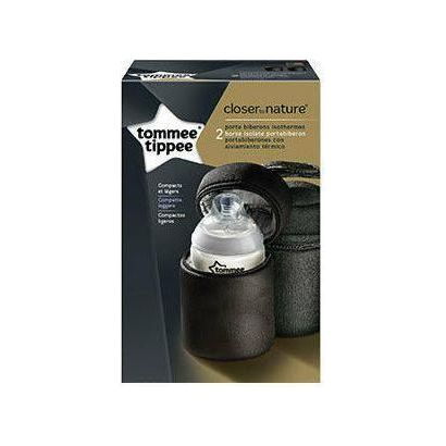 Dark Slate Gray Tommee Tippee Closer to Nature Isulated Bottle Bag - 2 Pack