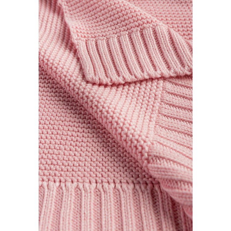 Rosy Brown Sensillo Knitted Bamboo Cotton Blanket - 9 Colours