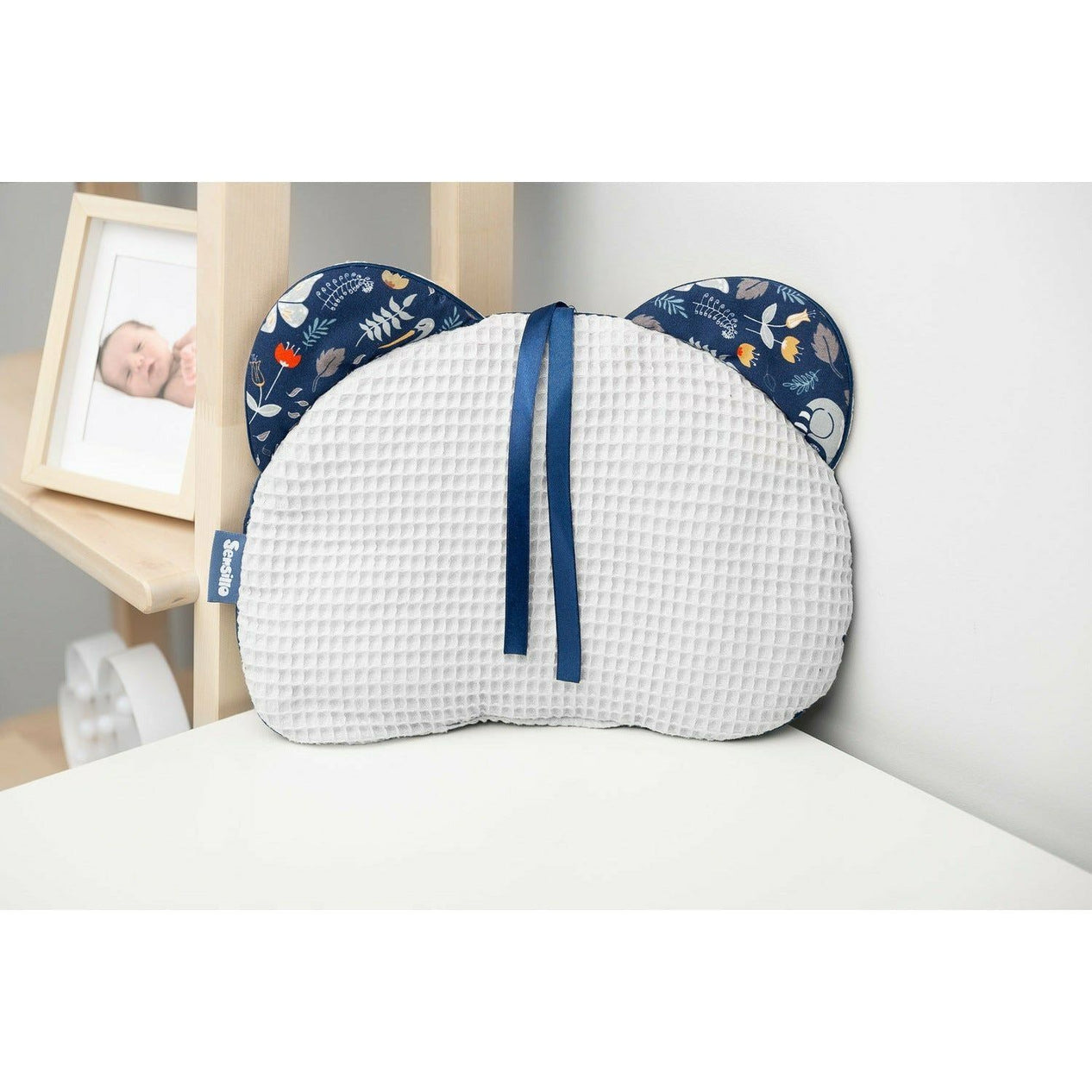 Light Gray Sensillo Waffle Baby Pillow - 4 Designs