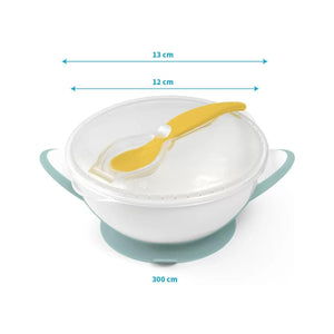 Lavender Babyono Bowl With A Suction And A Spoon - 4 Colours