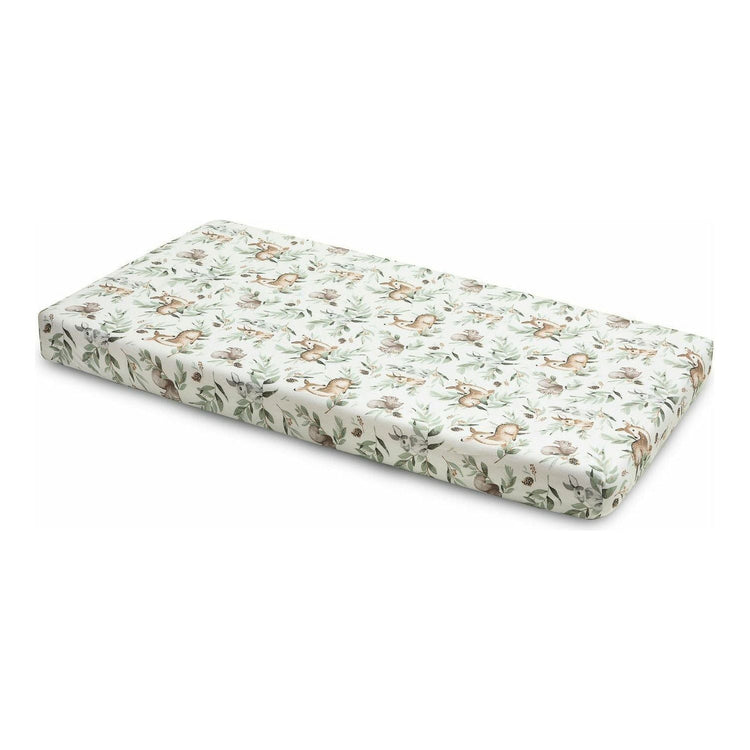 Light Gray Sensillo Printed Cot Sheet 120x60 cm - 7 Designs