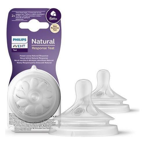 Philips Avent Tétine Natural Response 2 pcs - 6 Tailles