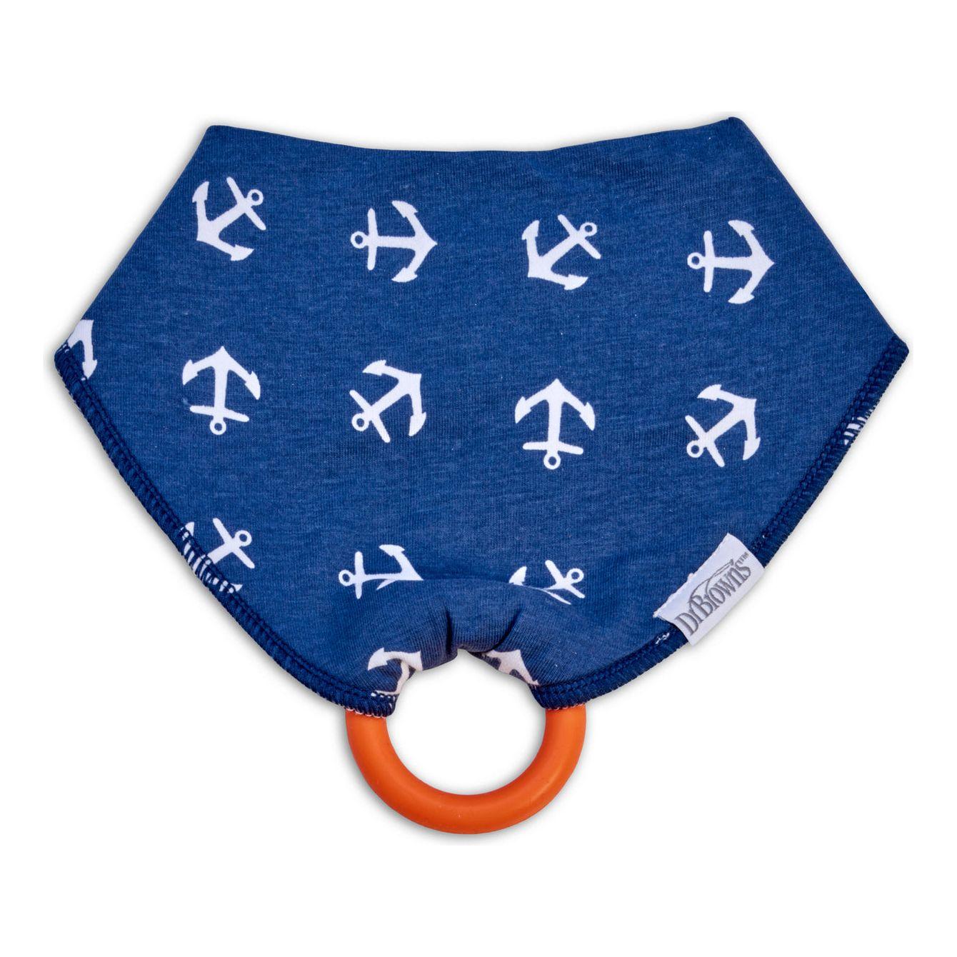 Midnight Blue Dr. Brown‚Äö√Ñ√∂‚àö√ë‚àö¬•s Teething Bandana Bib - 4 Designs