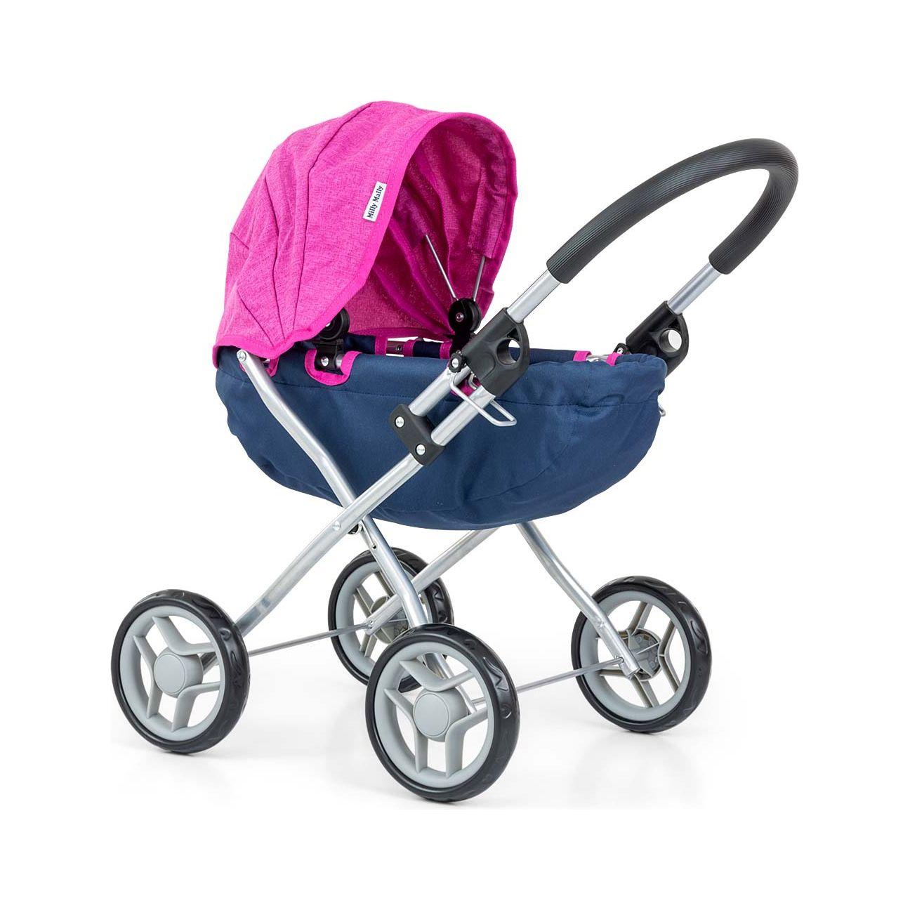 Landau pour poupée Milly Mally Dori Prestige - Rose Marine