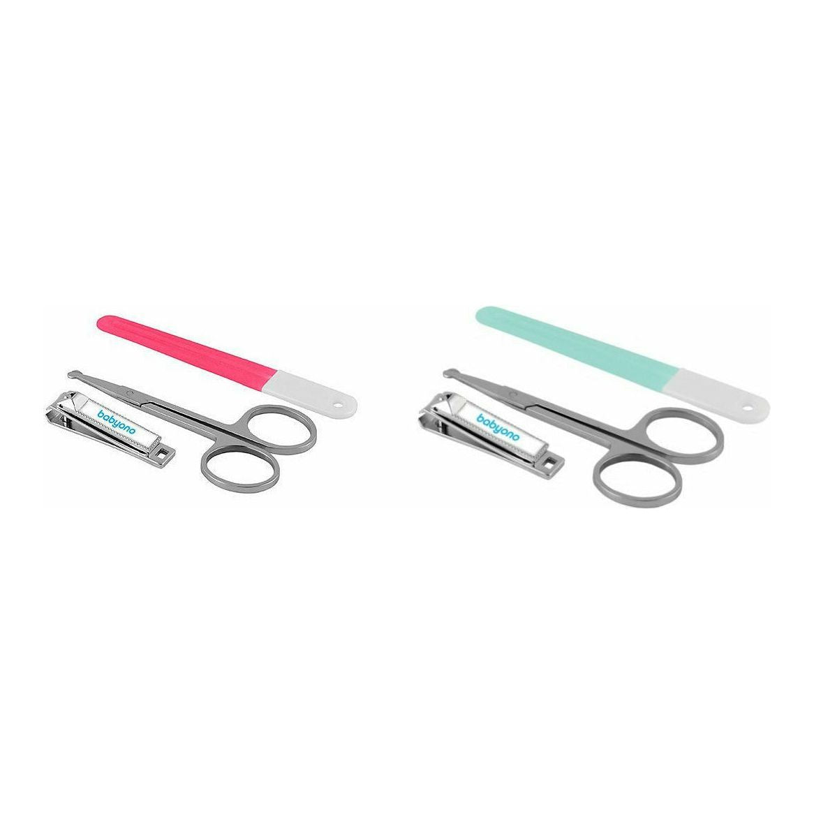 Gray Babyono Baby manicure set