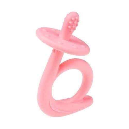 Light Pink AKUKU Silicone Teether Snail - 2 Colours