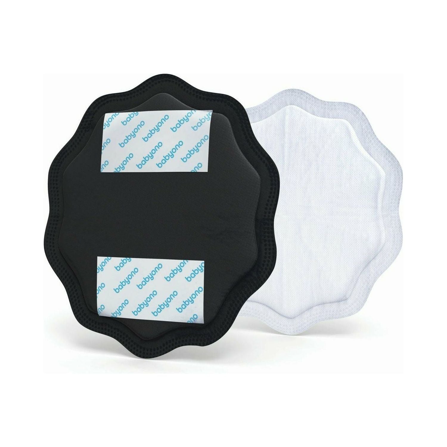 Dark Slate Gray Babyono Breast Breast Pads - Black 24 pcs