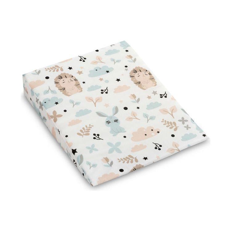 Sensillo Pram Wedge Pillowcase Cover 38X30 - Fox and Hedgehog